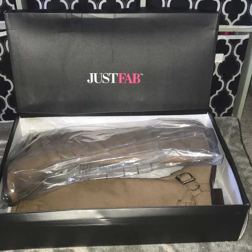 9 Dark Tan Knee High Boots
